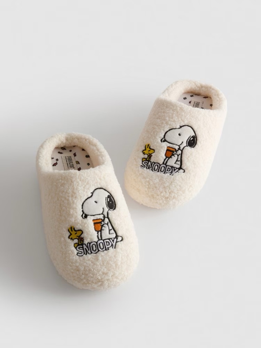 Peanuts X Primark Women’s Slippers Size L (9-10) Snoopy And Woodstock
